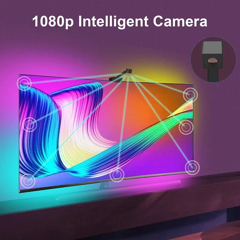 Ambilight for Tv Smart Rgbic 5V Usb Led Strip Tv Led Backlight Tv Color Synchronization Rgb Tape for Television Atmosphere Light