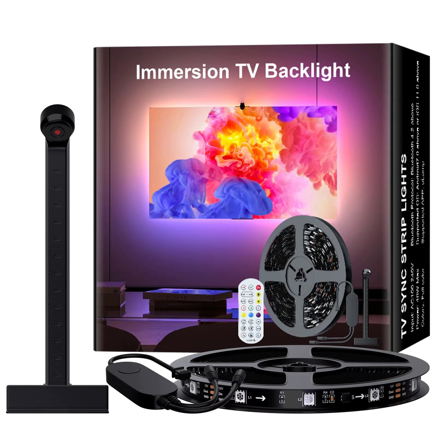 Ambilight for Tv Smart Rgbic 5V Usb Led Strip Tv Led Backlight Tv Color Synchronization Rgb Tape for Television Atmosphere Light